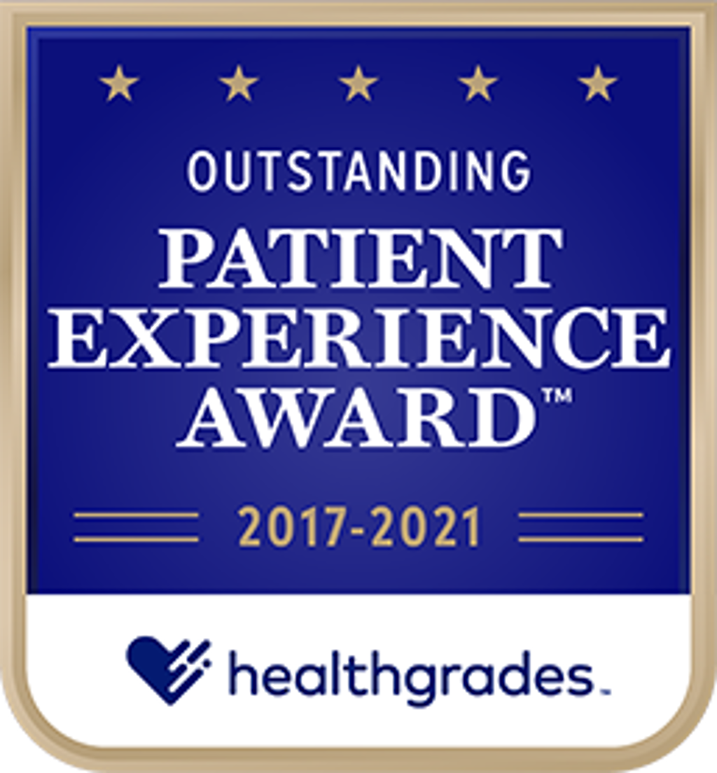 Healthgrades 2021 Outstanding Patient Experience Award