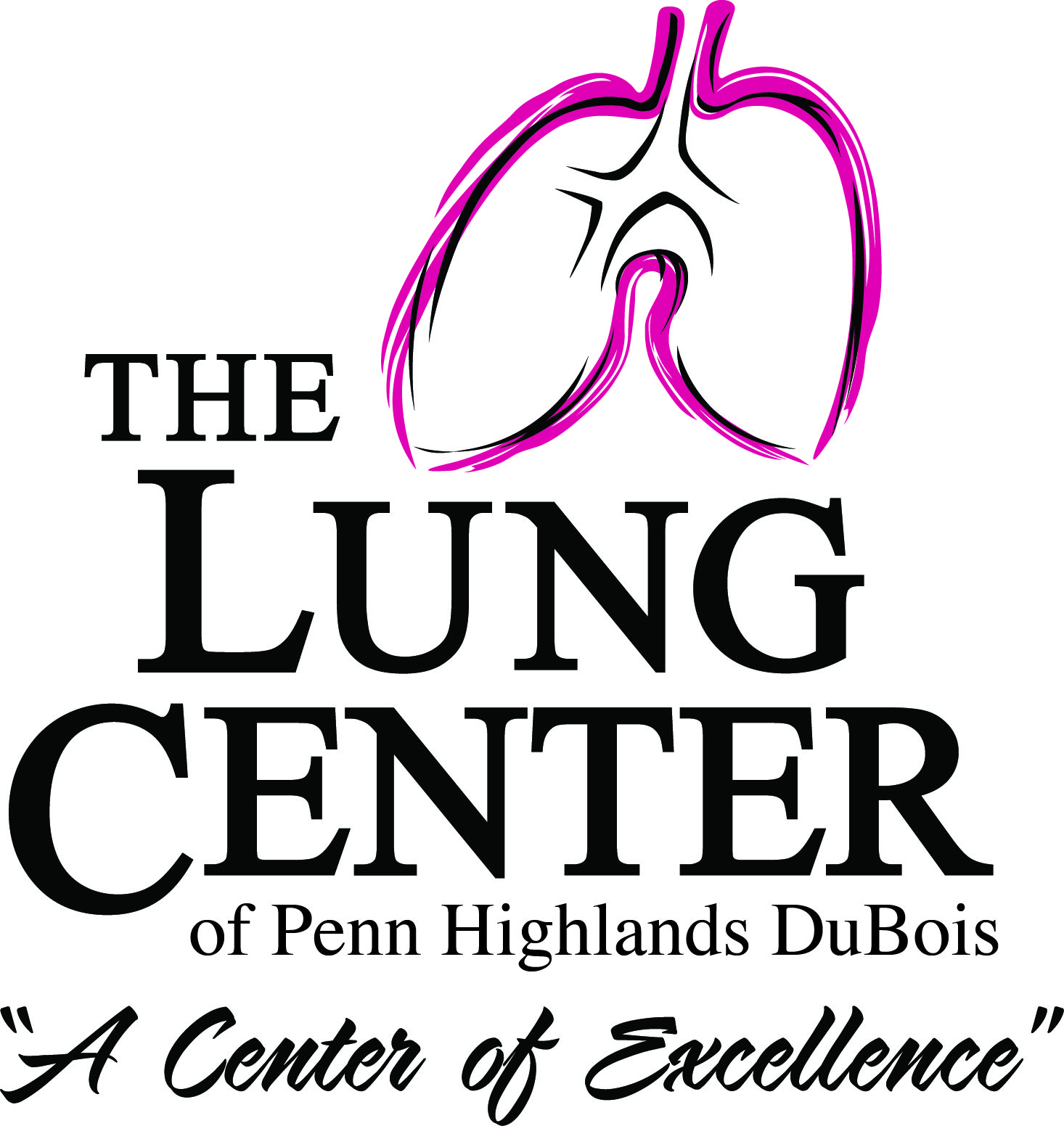 the lung center of penn highlands dubois logo